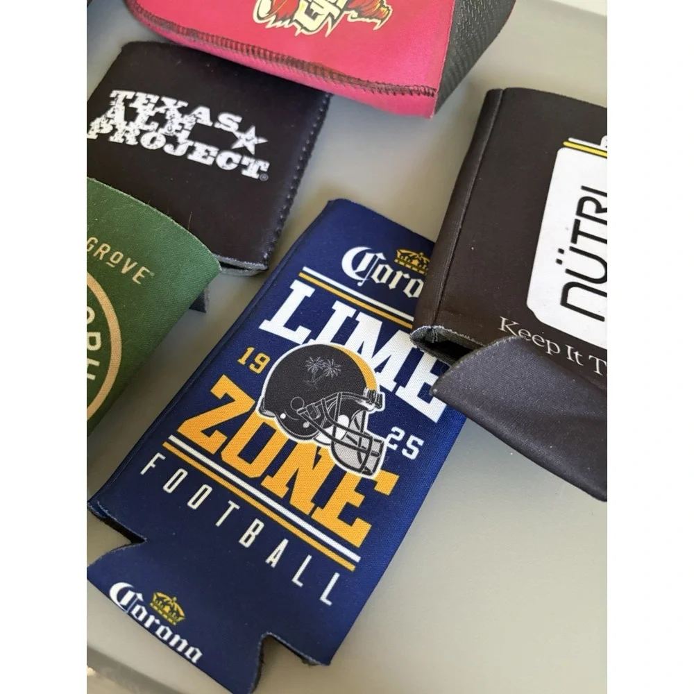 Can Koozies Lot Alcohol Promo Brand Nutrl Mikes Corona Etc Lot Of 7 Holders